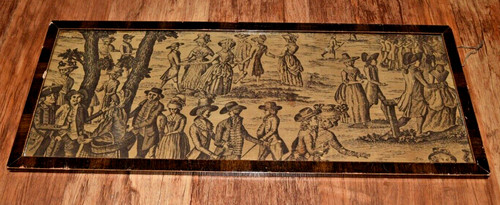 Framed french tapestry fabric - framed,