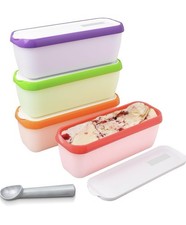 ice cream containers with