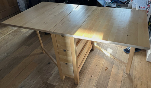 Light wood drop leaf foldable - light,