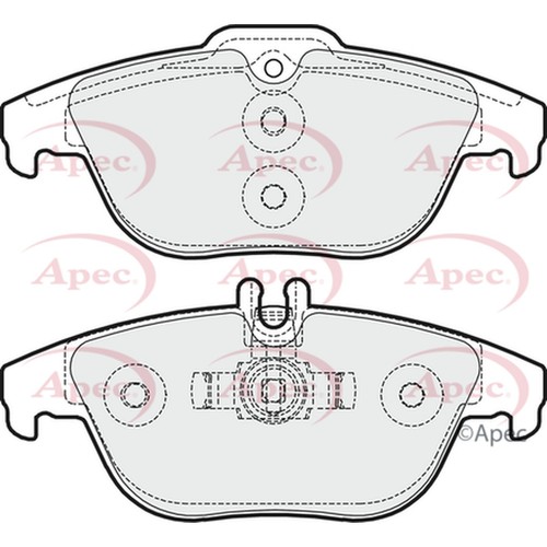 Brake pads set for mercedes - pads,