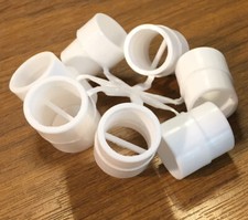 White Spider Air Pump Adaptor 7 Piece Avon Zodiac Inflatable Boat Inflation NEW