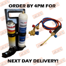 FASTARC PORTABLE GAS LEAD WELDING-BRAZING-PLUMBING-ROOFING-MINI PORTAPACK KIT