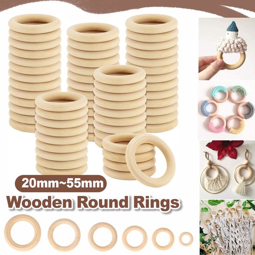 Natural wooden linking rings - linking,