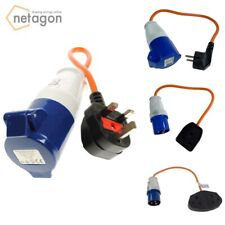 Caravan Motorhome Camping Adaptor Hook Up Leads Electrical Power Supply Cable