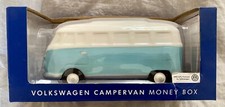 VW CAMPERVAN GENUINE VINTAGE LOOK CERAMIC MONEY BOX PIGGY BANK NEW BOXED