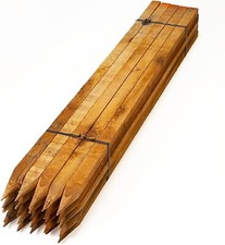 10 x Square Wooden Tree Stakes