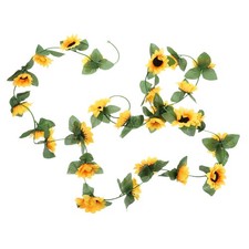  Artificial Flower Garlands for Decoration Vines Fake Flowers Sunflower