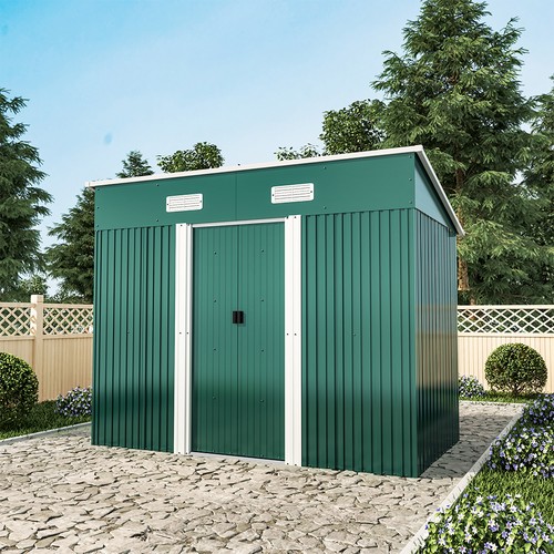 Metal garden storage box shed - box,