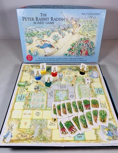Peter rabbit radish board game - rabbit,