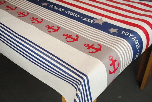 Voyage nautical stripe - nautical, pvc