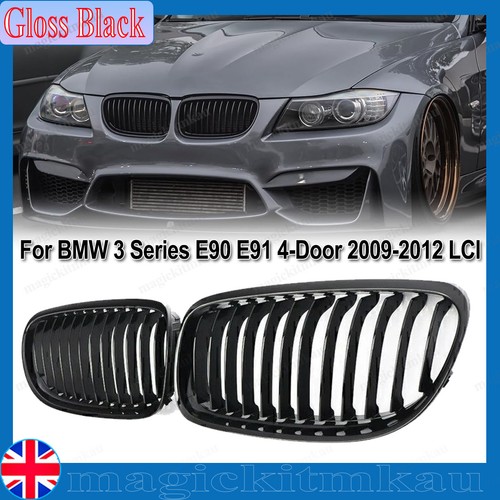 Gloss black front kidney - black,