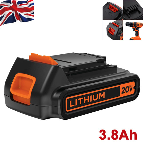 18v for black decker bl2018 - black,