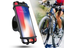 Bicycle Phone Holder Flexible Fast Fit Steering Mounting Bike Pram Motorbike