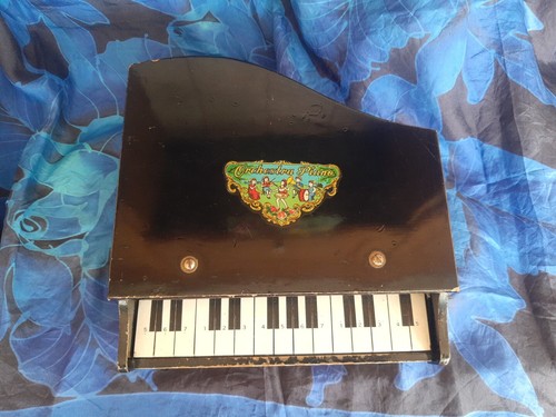Vintage orchestra piano - piano,, toy