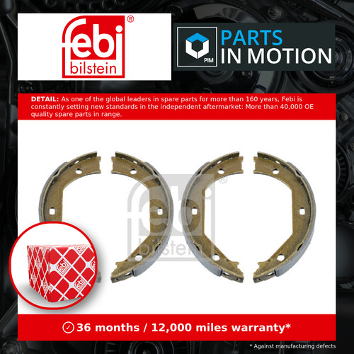 Handbrake shoes set - handbrake,