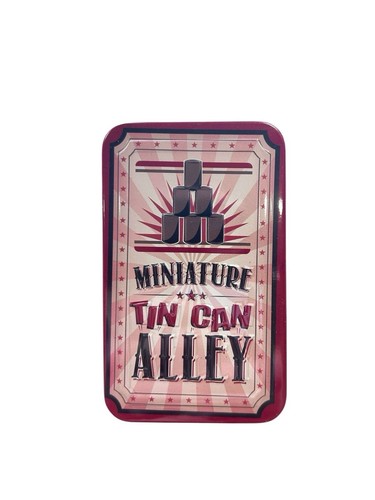 Miniature tin can alley - alley, game