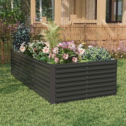 Garden metal raised vegetable - garden,