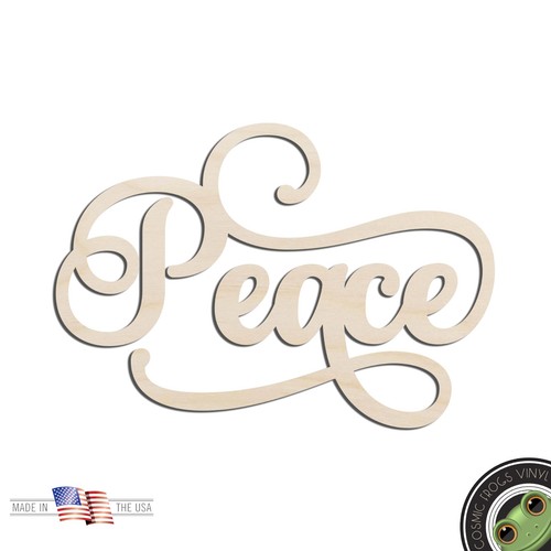 Peace word text laser cut - laser,