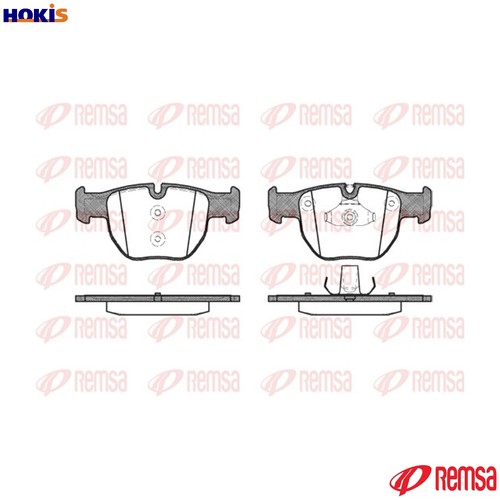 Brake pad set disc - brake,