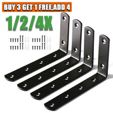 L shape Shelf Brackets Heavy Duty Metal Wall Mounted Right Angle Support Holder