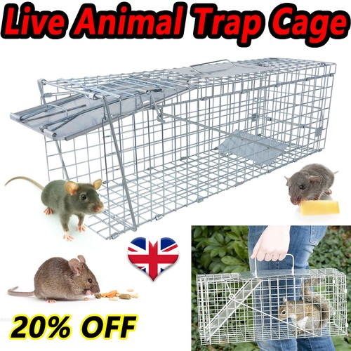 Large humane animal cage trap - humane,