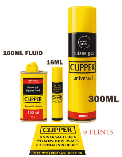 Clipper lighter refill kit - refill,