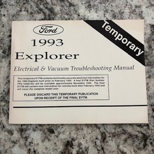 1993 Ford Explorer Electrical