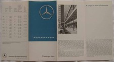 Mercedes Benz Range 1962-63