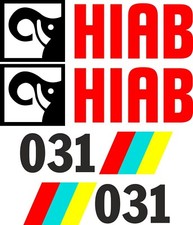 Hiab 031, 035, 045,  Hydraulic Crane | Sticker | Other Models Available | BB325