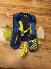 Nathan Firecatcher Blue & Yellow Race Hydration Vest With 2 Flasks - Running