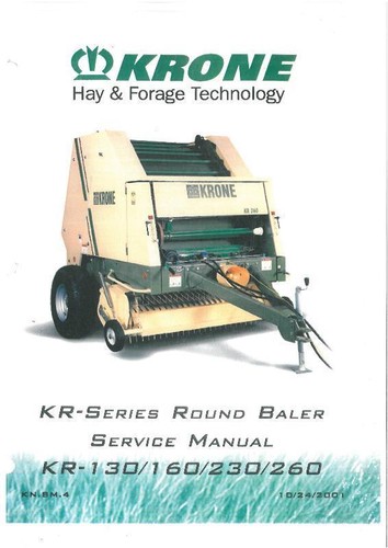 Krone round baler - round,