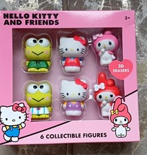 Hello Kitty 3d Eraser Figure Toy Collection, Hello Kitty And Friends