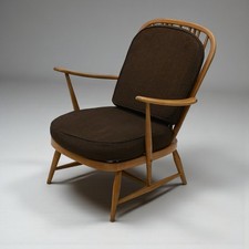 Ercol Windsor Easy Chair Model 335 Light Finish New Webbing FREE UK Delivery