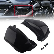 Pair Battery Side Fairing Cover Black For Honda Magna VF750 VF750C 1994-2004
