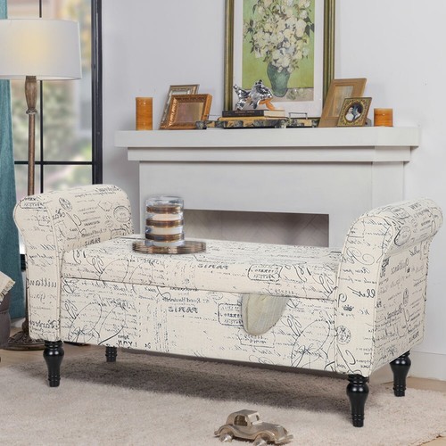 Bedroom ottoman storage bench - bedroom,