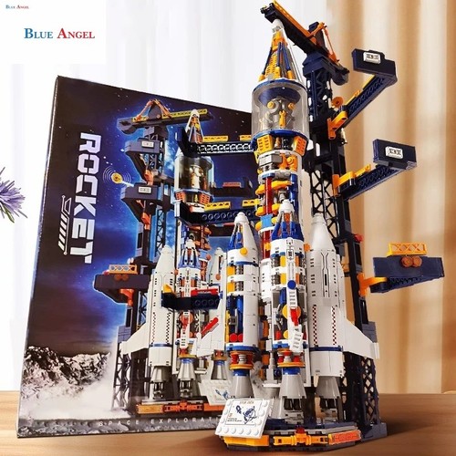 Space station rocket building - space,