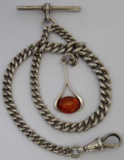 Antique solid silver pocket