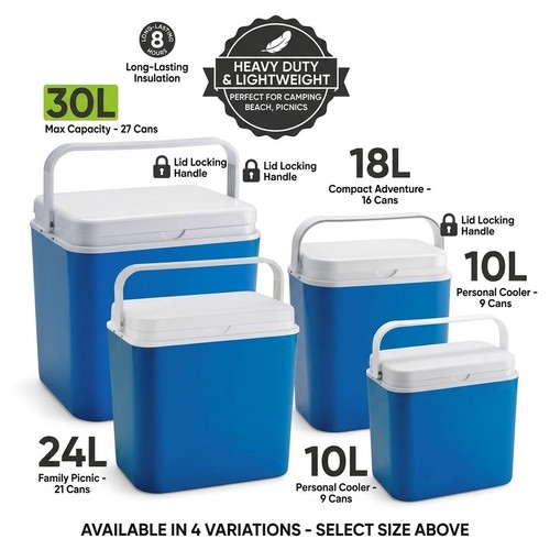 Insulated cool box - insulated, large