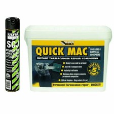 Everbuild Quick Mac Instant Tarmacadam Tarmac Road Repair Pot Hole Compound 25kg
