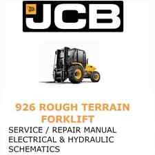 JCB 926 ROUGH TERRAIN FORKLIFT MANUAL SERVICE REPAIR ENGINE PDF