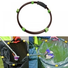 Black Handy Hoop Ring Sack Bin