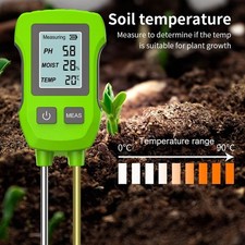 High Accuracy PH/Moisture/Temperature Meter Soil Thermometer  Flower Plants