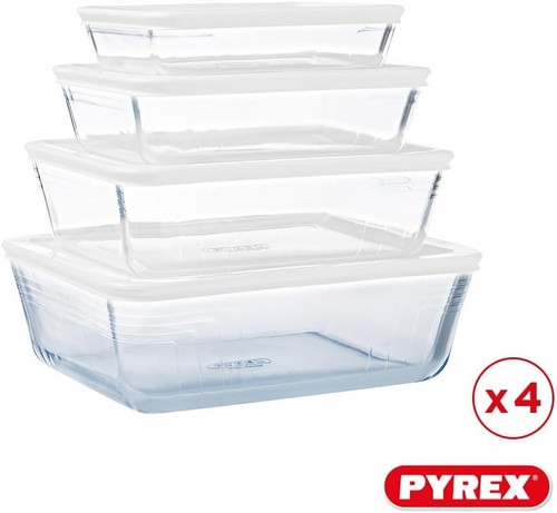 Cook freeze set 4 glass - &,