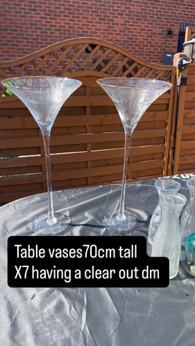 Tall 70inc champagne - tall, vases