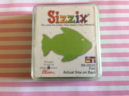Sizzix original green fish die - sizzix,