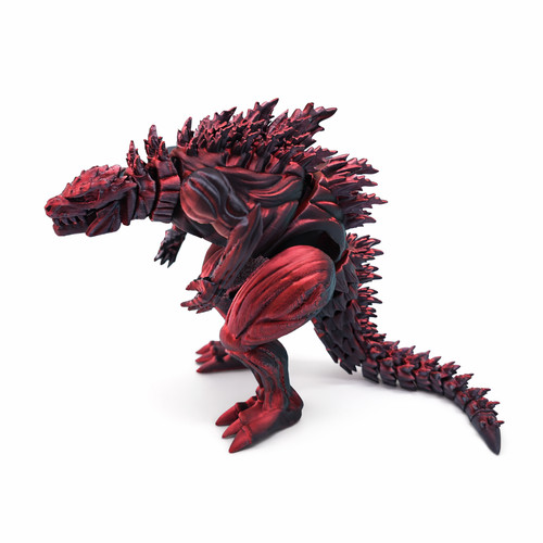 Godzilla 18cm printed - 3d,
