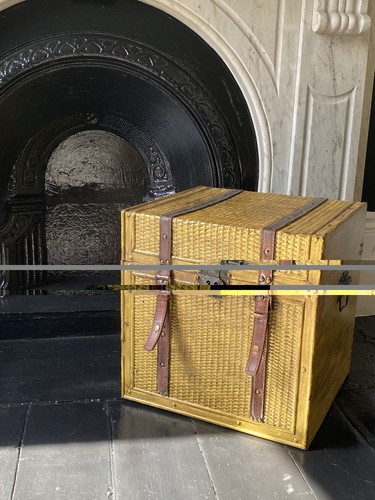 Wooden trunk storage chest - wooden, box