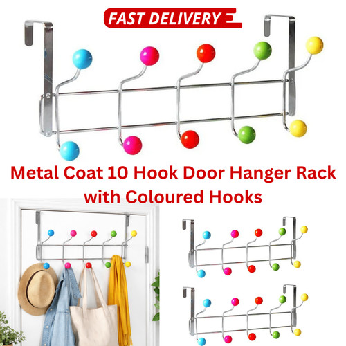 Over door hat coat hooks - over,