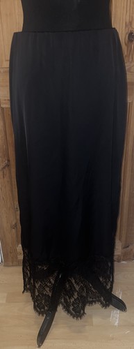 Size black satin - f&f, skirt
