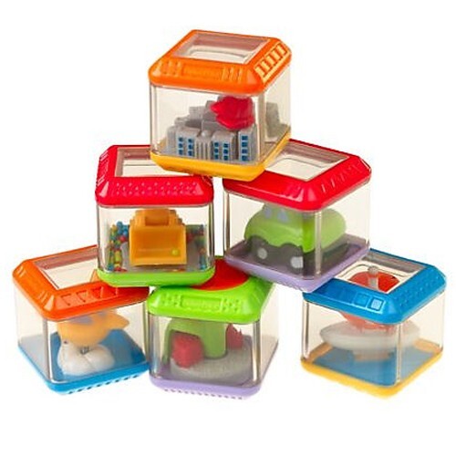 New 6pc fisher price peek - new,